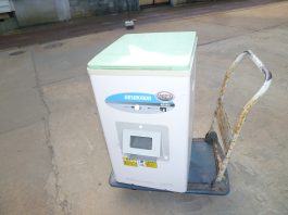 中古 石抜き機 ホソカワ  HS101E タンク30Kg入  能力180Ｋg毎時 AC100V100W