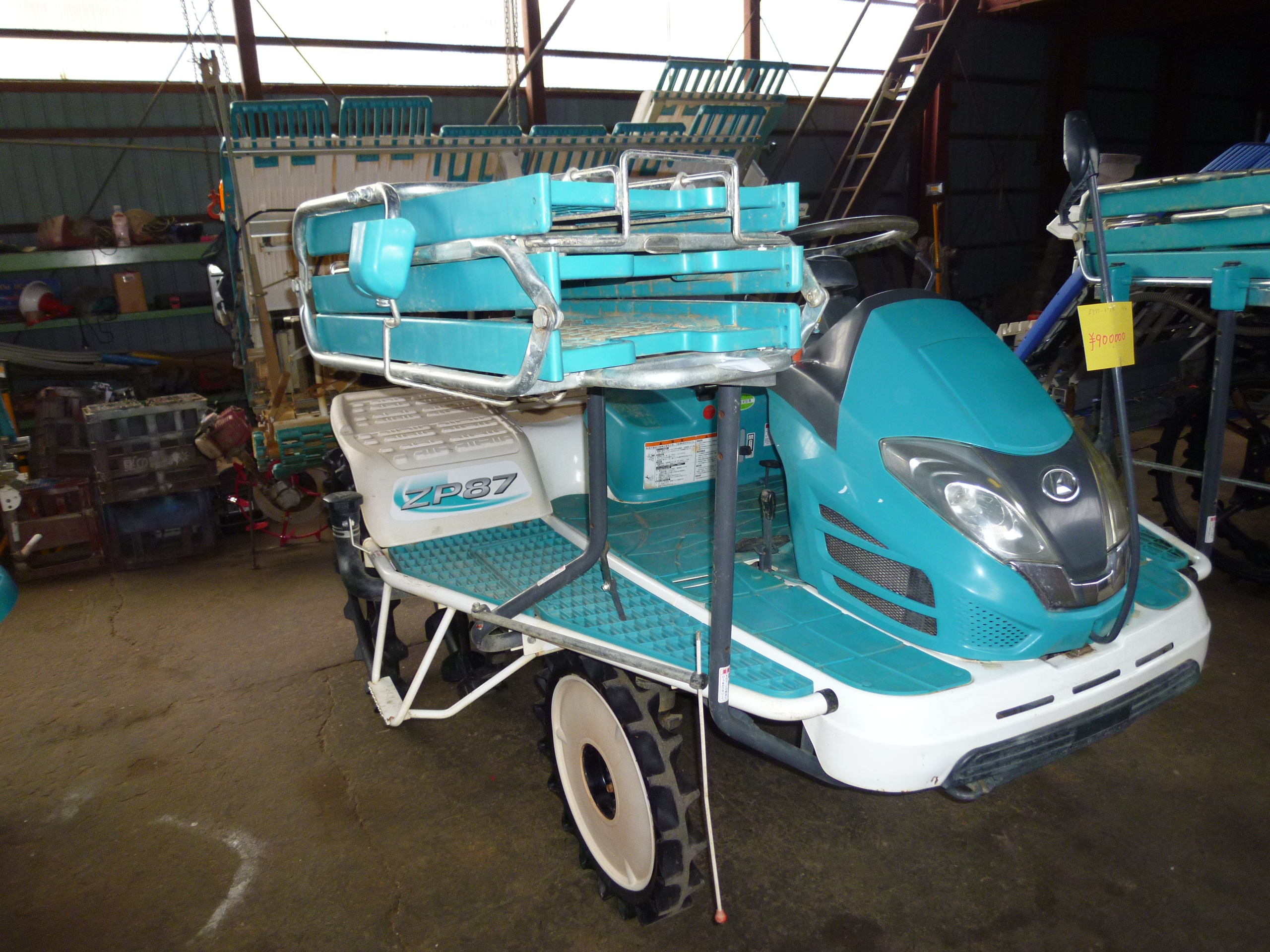 中古田植え機　クボタ８条植え　ZP87-16T5R　ガソリンエンジン