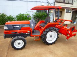 中古トラクター　クボタ　20馬力　GL201FBMA-RL160G　Uシフト　サンバーザー