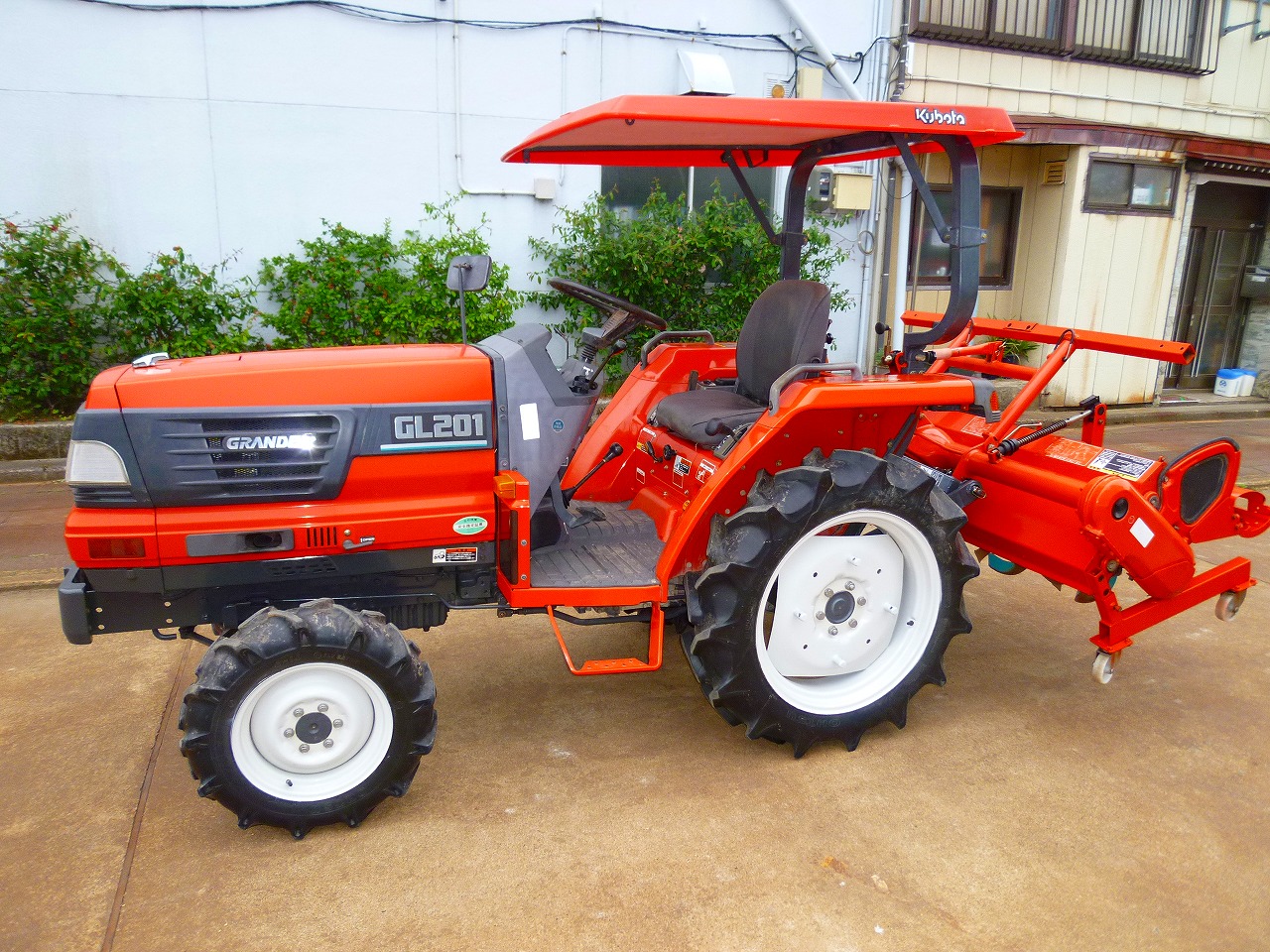 中古トラクター　クボタ　20馬力　GL201FBMA-RL160G　Uシフト　サンバーザー